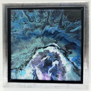 Acrylic art "Blue water"