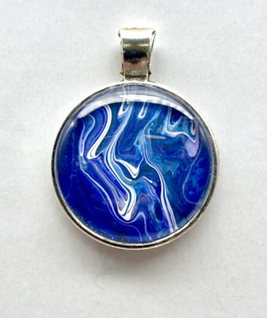 Pendant silver look (steel)