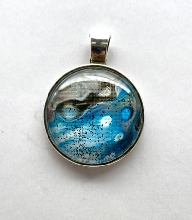 Pendant silver look (steel)