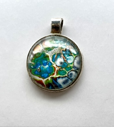 Pendant silver look (steel)