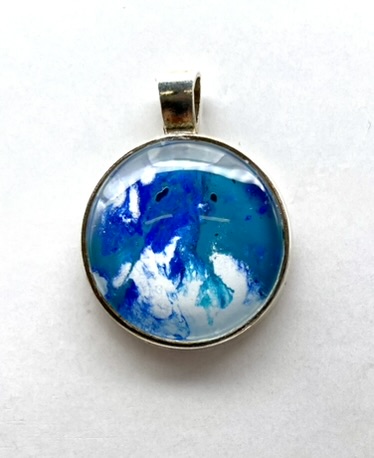 Pendant silver look (steel)