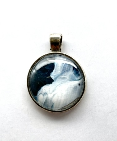 Pendant silver look (steel)