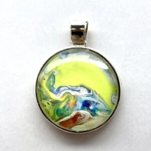 Pendant silver look (steel)