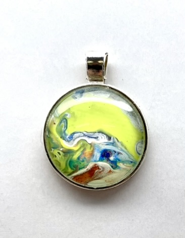 Pendant silver look (steel)