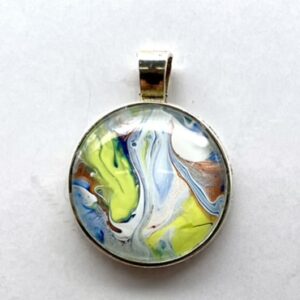 Pendant silver look (steel)