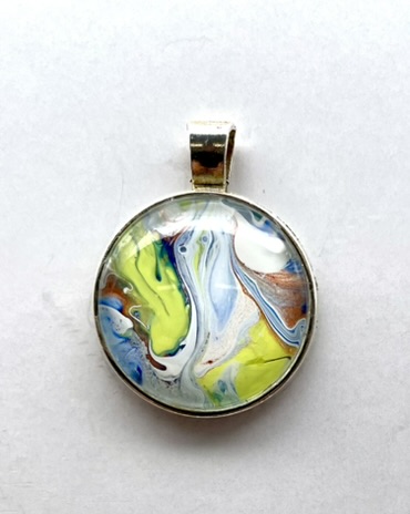 Pendant silver look (steel)