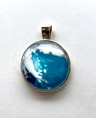 Pendant silver look (steel)