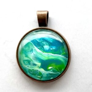 Pendant silver look (steel)