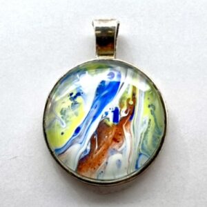 Pendant silver look (steel)