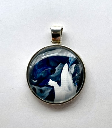 Pendant silver look (steel)