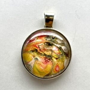 Pendant silver look (steel)