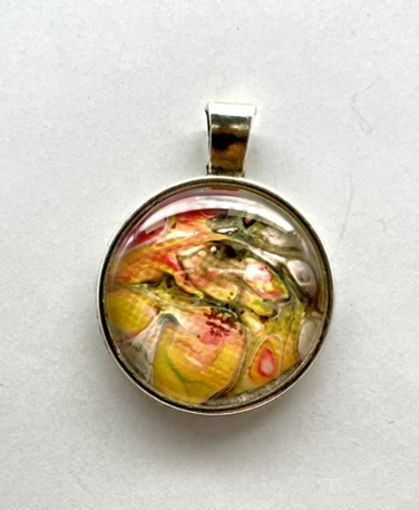 Pendant silver look (steel)