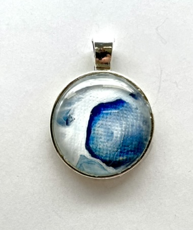 Pendant silver look (steel)