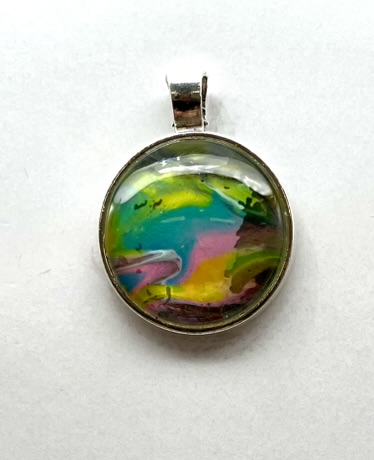 Pendant silver look (steel)