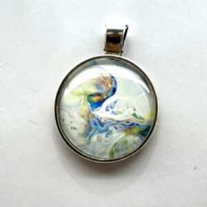 Pendant silver look (steel)