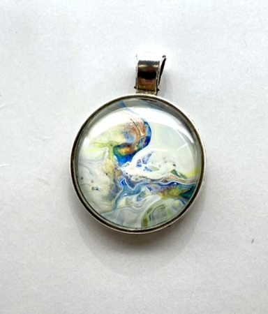 Pendant silver look (steel)