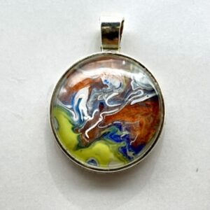 Pendant silver look (steel)