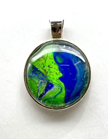 Pendant silver look (steel)