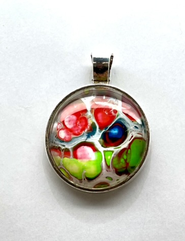 Pendant silver look (steel)