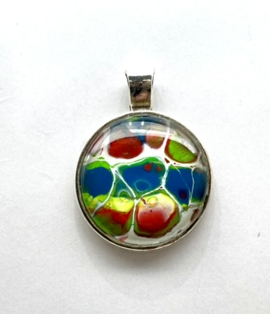 Pendant silver look (steel)