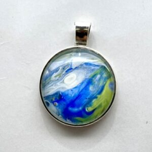 Pendant silver look (steel)