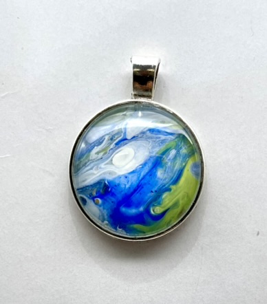 Pendant silver look (steel)