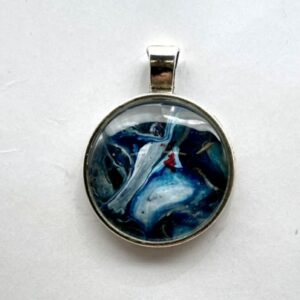 Pendant silver look (steel)