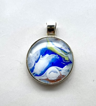 Pendant silver look (steel)