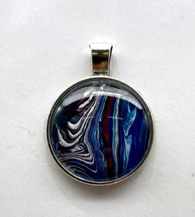 Pendant silver look (steel)