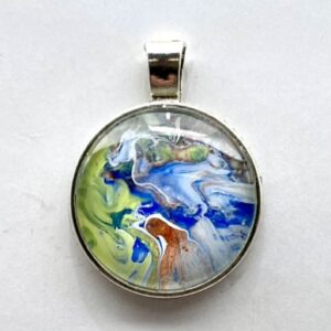 Pendant silver look (steel)